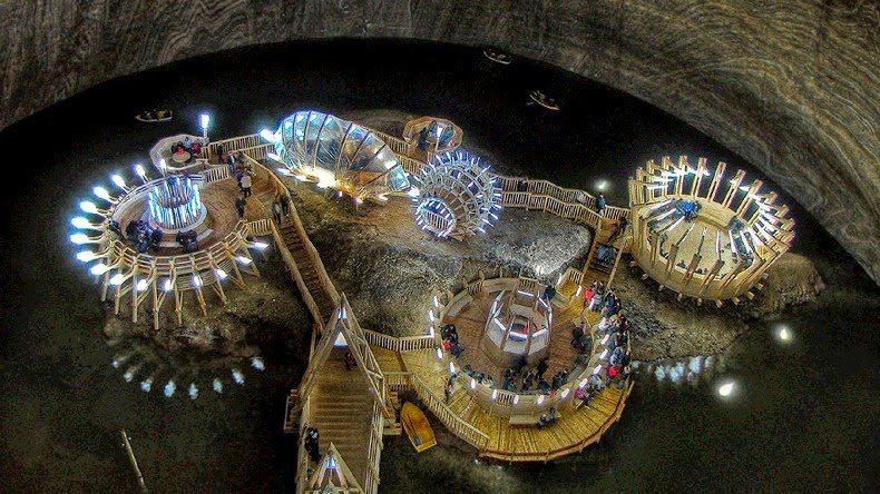 Салина Турда: подземный тематический парк в соляной шахте в Румынии